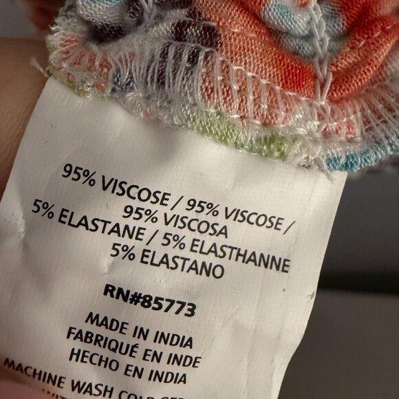 O'Neill Smocked off the Shoulder Floral Top - Picture 7 of 7